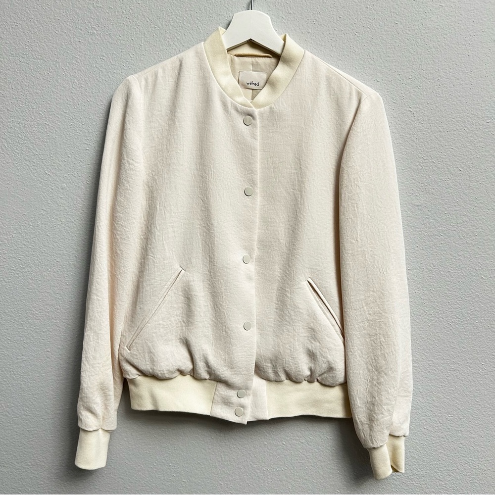 Aritzia Wilfred Poussin Bomber Jacket